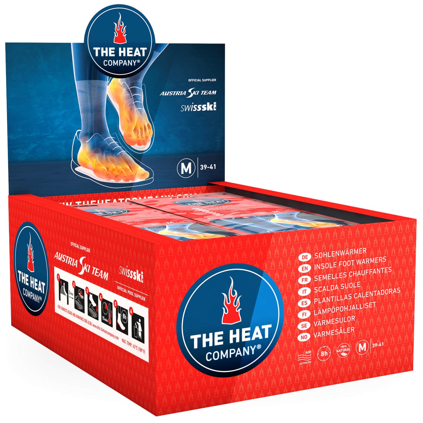 Heated Foot Insoles - Pack of 5